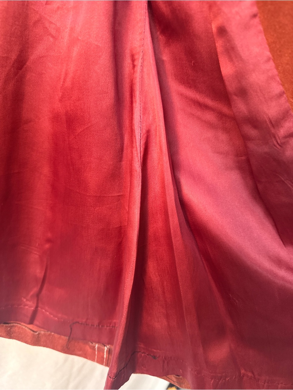 Women’s Rust Suede Button-Front Jacket - Picture 12 of 12
